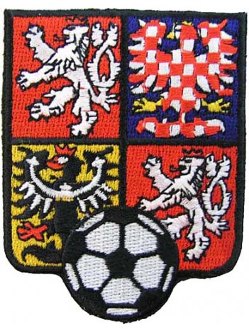 CZECH REPUBLIC FOOTBALL ASSOCIATION SOCCER EMBROIDERED PATCH #02